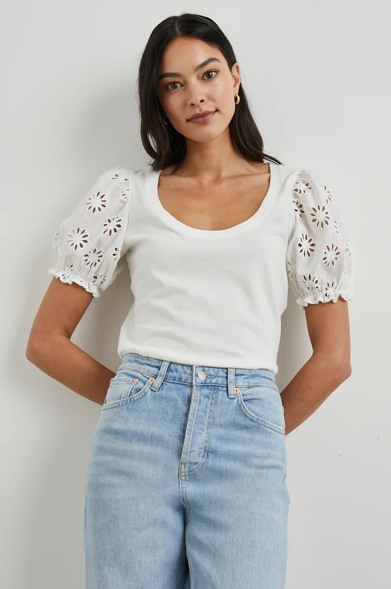 LILIA TOP - WHITE | Rails