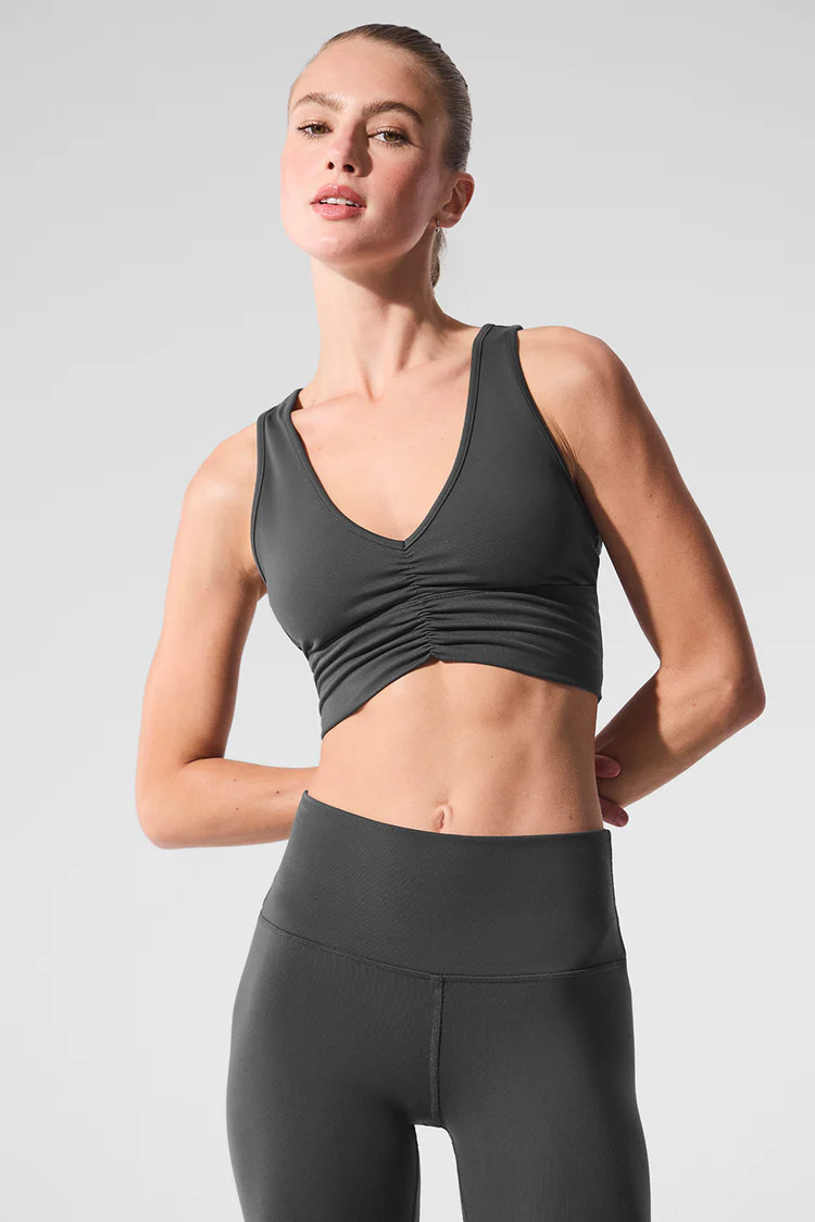 Wild Thing Bra - Anthracite | Alo Yoga