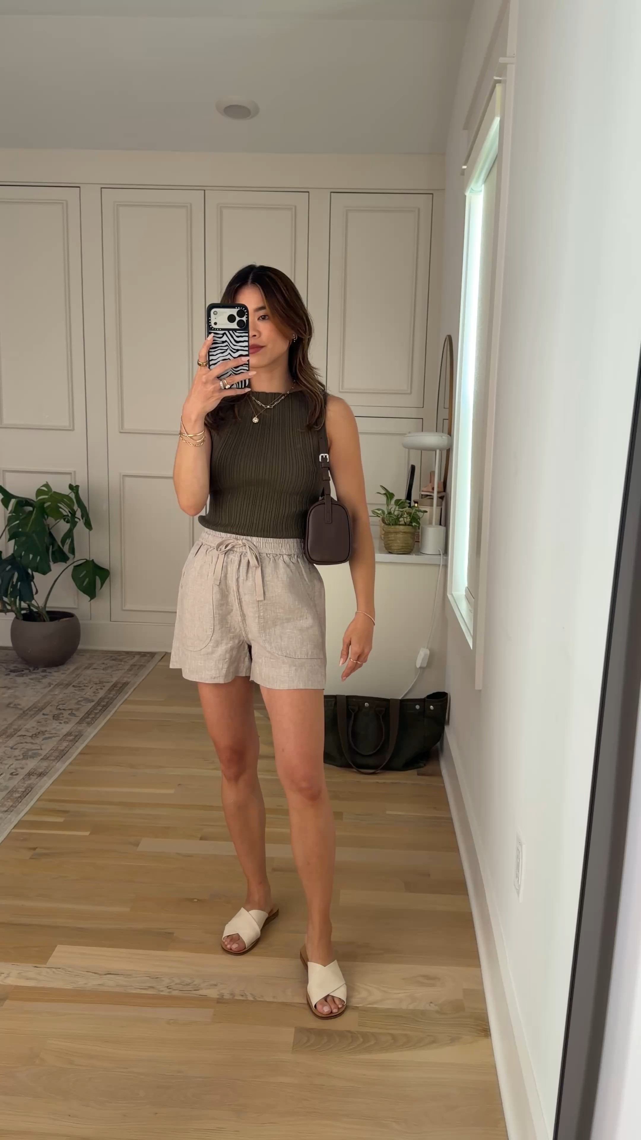 Sizing info:
•Top size XS
•Shorts size XS

petite fashion, get dressed with me, outfit inspiration, ootd, nashville outfit, Nashville influencer, petite style, vacation style, casual outfits, mom style, petite shorts, spring outfits, spring outfit info, spring shorts, spring outfit idea, spring top, spring bag, spring tank, spring shoes, linen shorts 
@Quince 
 

#LTKootd #LTKPetite #LTKSeasonal