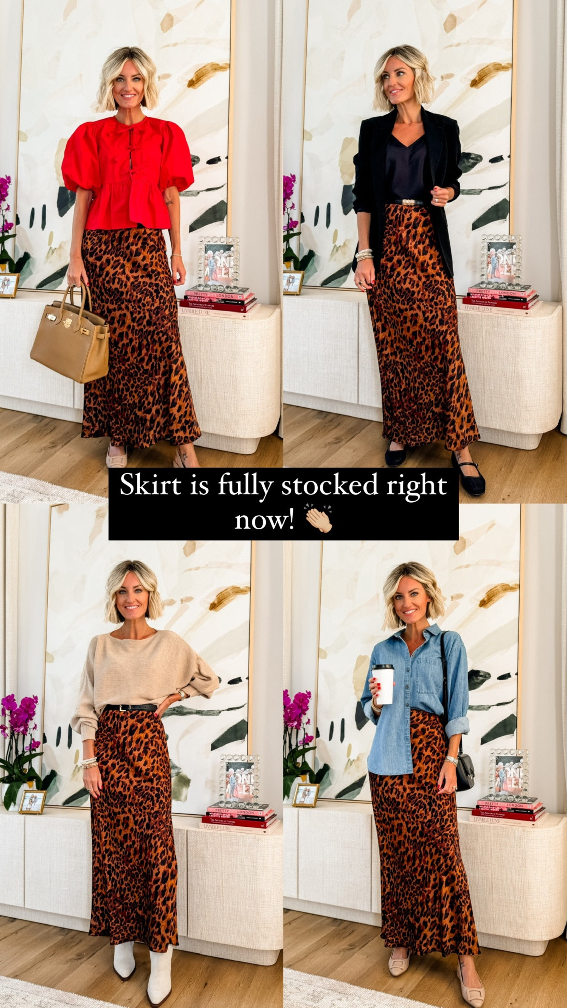 This leopard print skirt is fully stocked right now from Target! So fun for fall & it can be styled so many ways! Wearing XS!

Loverly Grey, Target finds, leopard print, leopard print skirt, maxi skirt, fall looks, fall outfits, chambray shirt, blazer, sweater, fall finds 

#LTKStyleTip #LTKSeasonal
