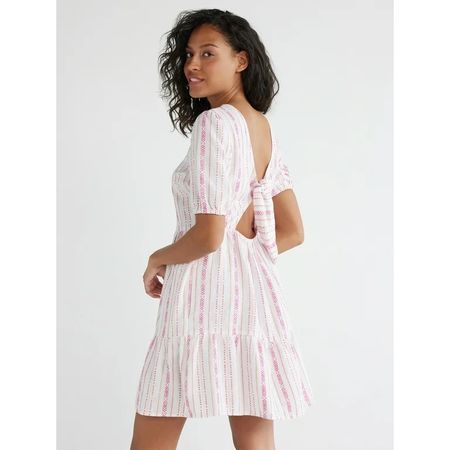 Under $20 tie back dress 💗 just ordered this darling pink and white dress! 

#LTKStyleTip #LTKSaleAlert #LTKFindsUnder50