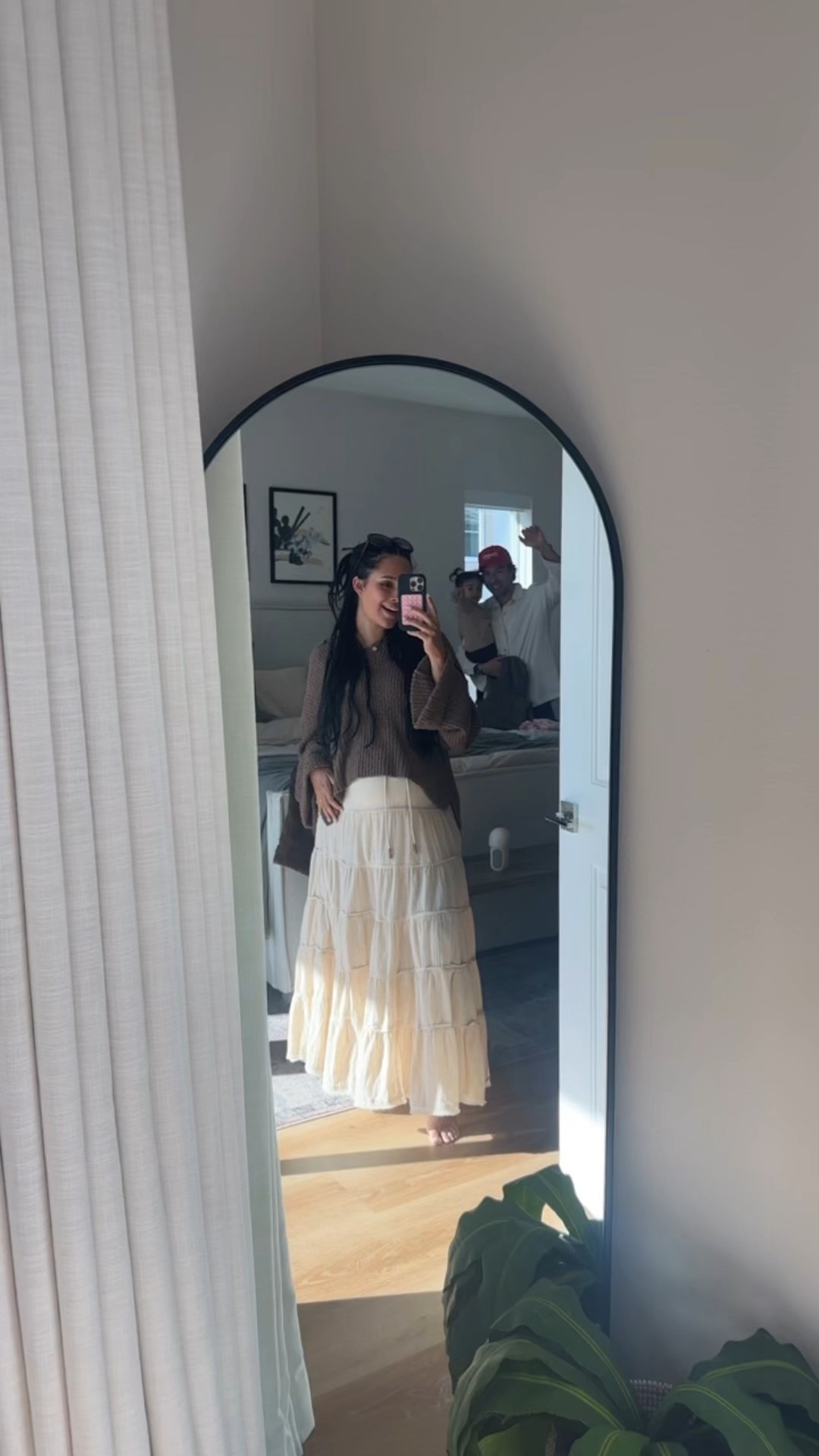 keeping it cozy, comfy and bump friendly… a knit sweater paired with this free people skirt. 

#LTKBump #LTKFamily #LTKSpringSale