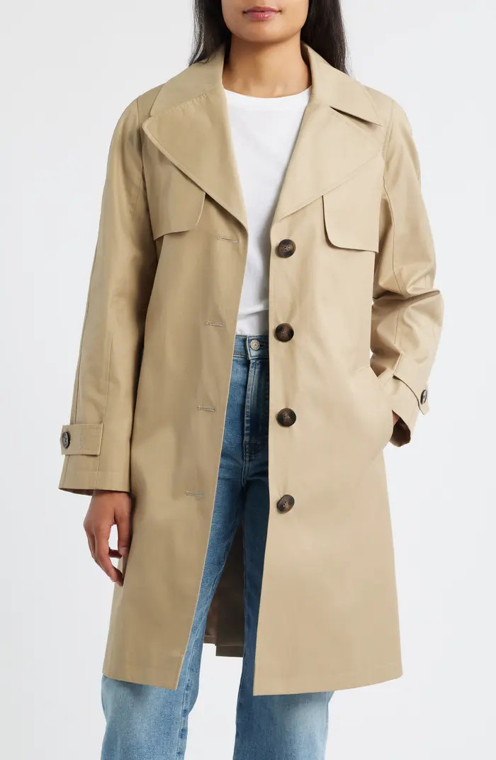 Water Resistant Cotton Blend Trench Coat | Nordstrom