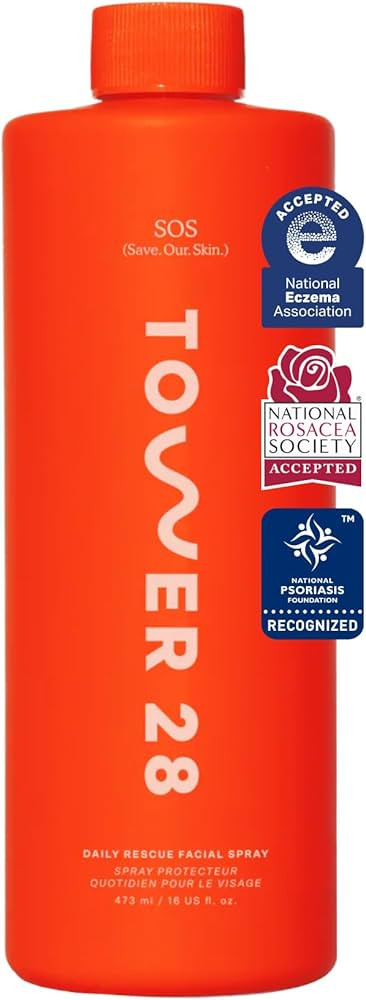 Tower 28 Jumbo SOS Daily Rescue Facial Spray - Hypochlorous Acid Spray to Help Reduce Redness, Ca... | Amazon (US)