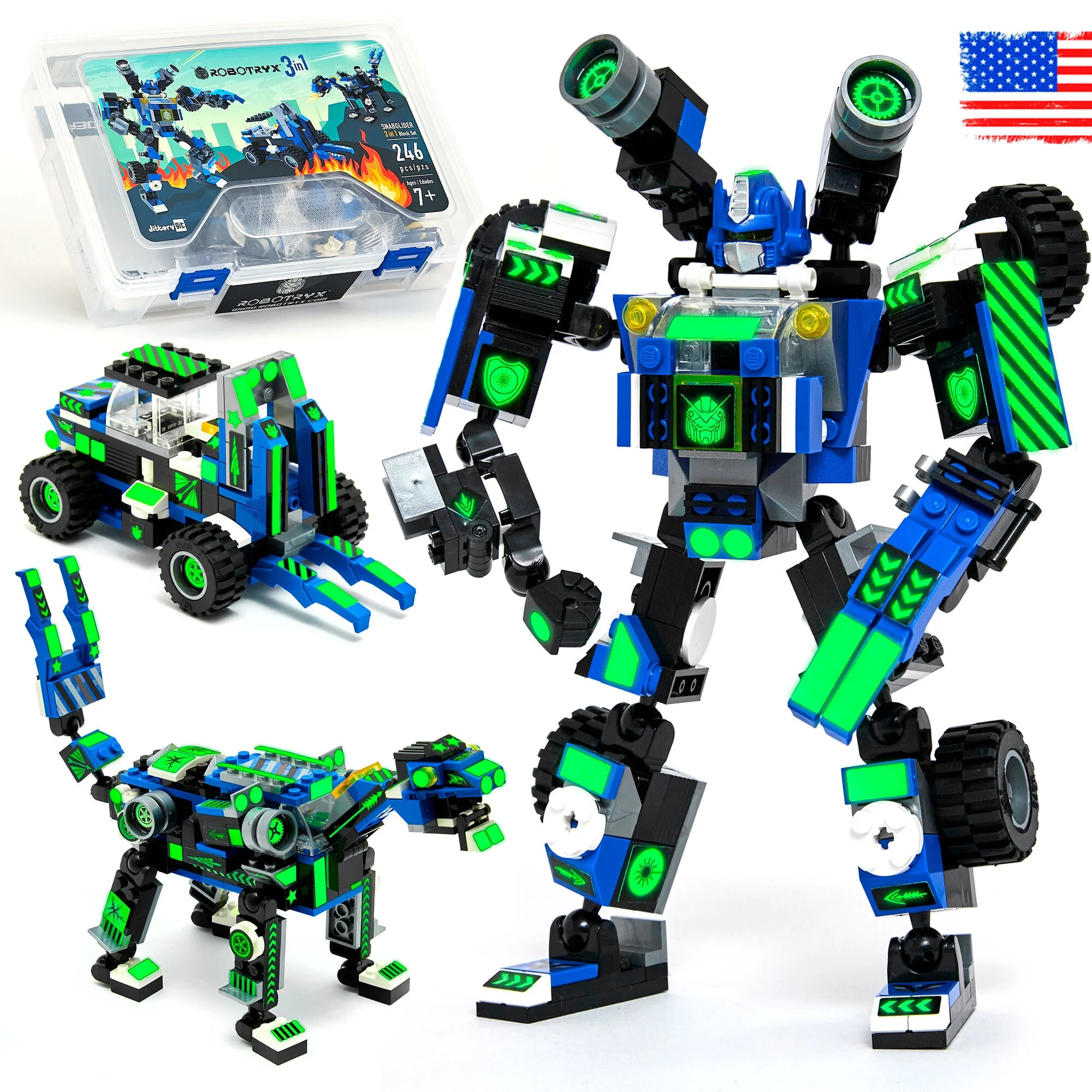 JitteryGit Robot STEM Building Toys for Boys | Christmas Gifts for Kids Ages 7 8 9 10 11 12 13 14 | Walmart (US)