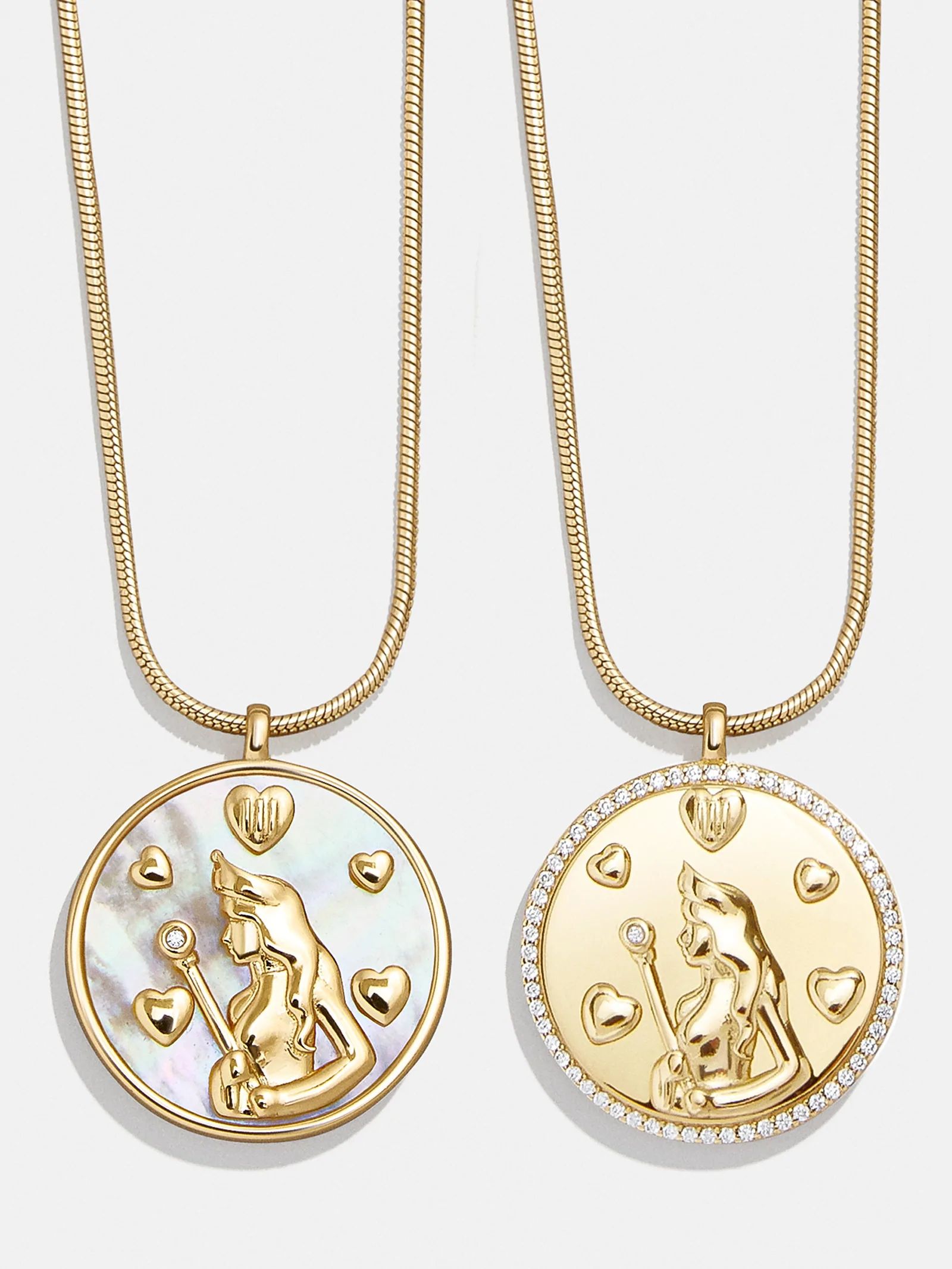 18K Gold Tarot Medallion Necklace | BaubleBar (US)