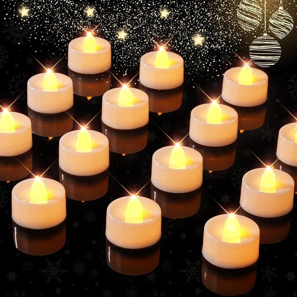 BEICHI Flameless TeaLights Candles with Timer,6 Hours On and 18 Hours Off in 24 Hours Cycle Autom... | Amazon (US)