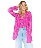 Show Me Your Mumu Women's Dance Blazer, Pink Disco Sequin, X-Small | Amazon (US)
