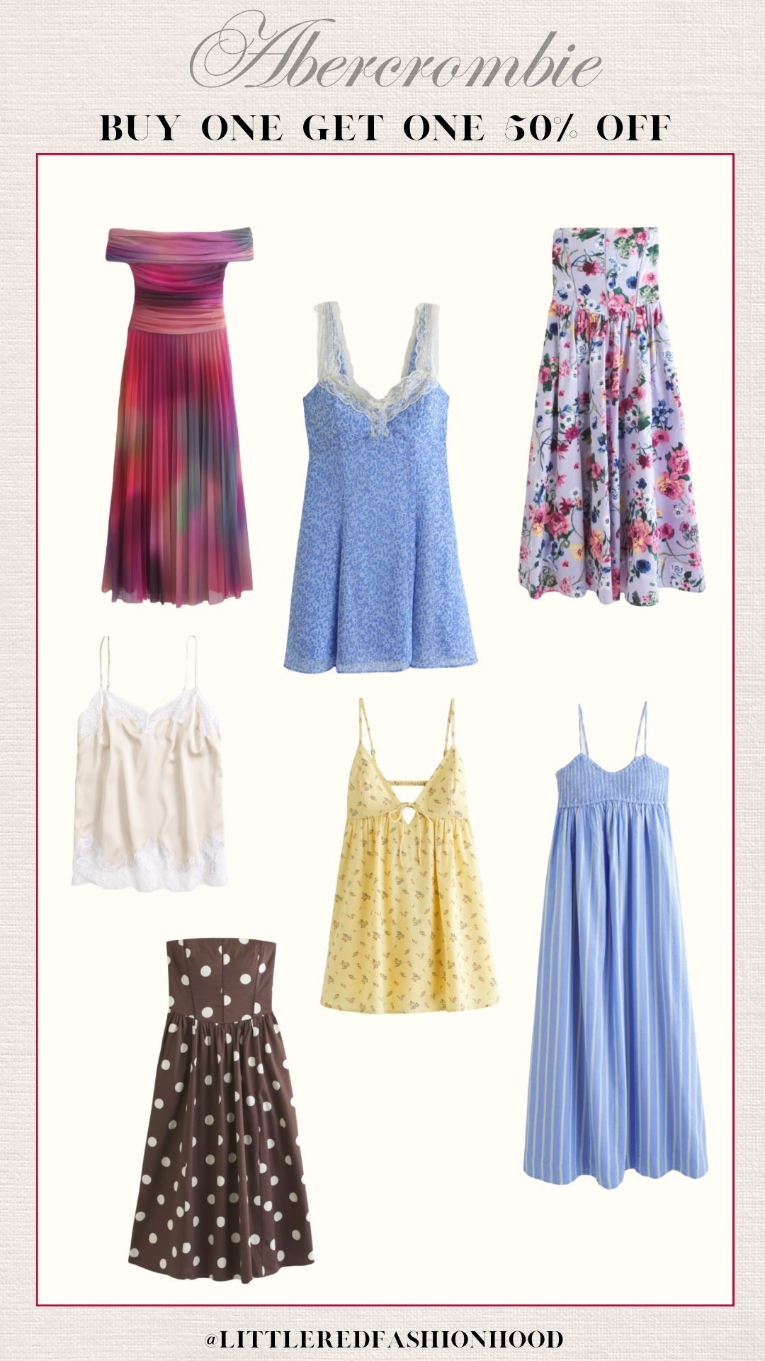 Abercrombie spring dresses on major sale! 

#LTKWedding #LTKSaleAlert #LTKSeasonal