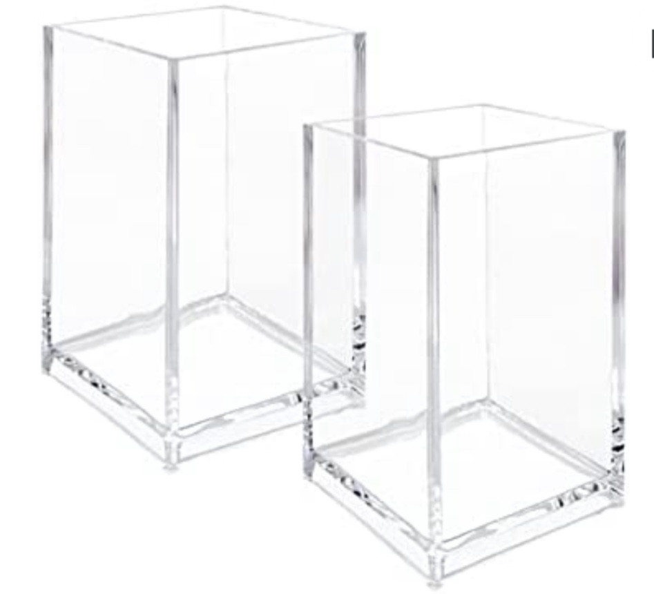 pen holder, organization, office supplies, clear containers 

#LTKunder50 #LTKstyletip #LTKhome