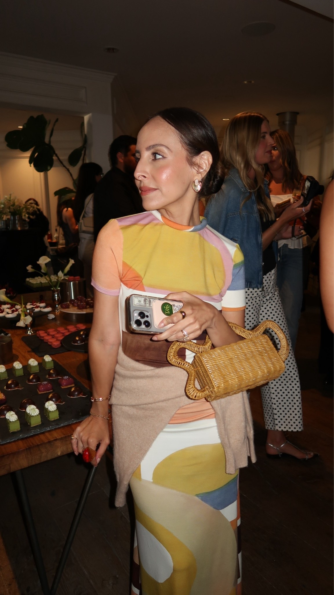 One thing about me, I’m always going to gravitate toward a fun print ✨ I loved celebrating with Frame and getting a closer look at so many beautiful pieces. This dress immediately caught my eye with the colors, the pattern, and all of the little details that make an outfit feel special. Paired with this bag, it felt like the perfect summer look.

#LTKootd #LTKdayinmylife #LTKTravel