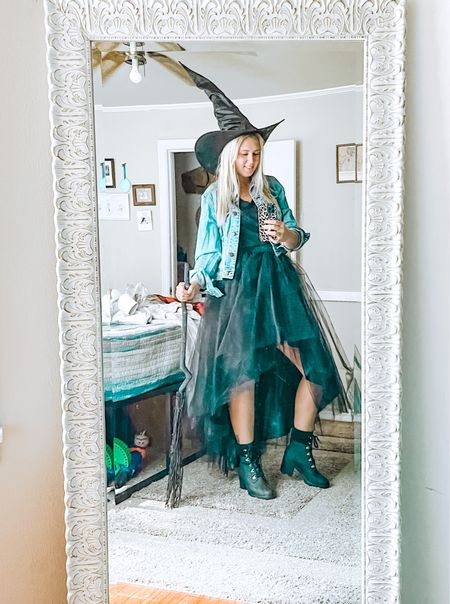 My costumes complete and I’m in love! Skirt is from Amazon! Ordered a medium and it’s perfect! 
Boots are just fab, got a 9.5 and they fit great
Broom and witch hat are from party city but found similar options on Amazon! 

#LTKHoliday #LTKHalloween #LTKSeasonal