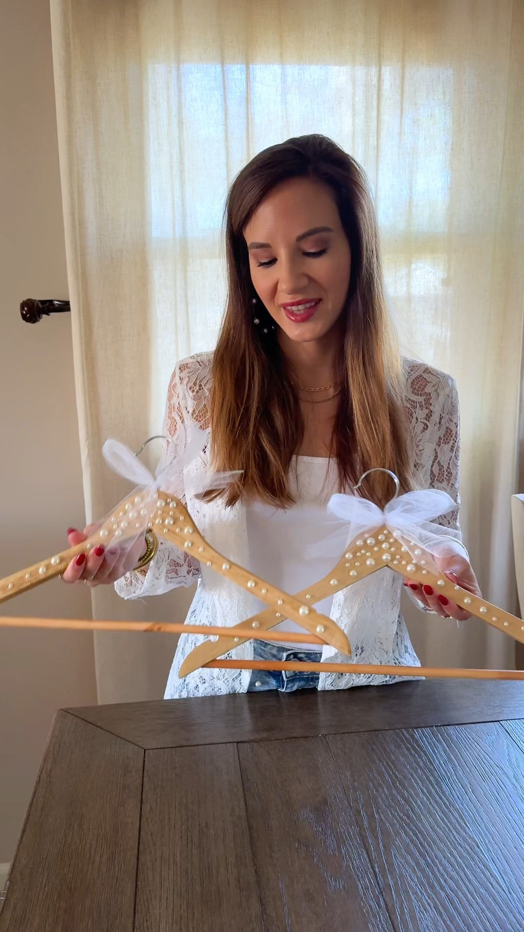 DIY Pearl Hanger - Bridesmaid Hanger 

#LTKFindsUnder100 #LTKMostLoved #LTKGiftGuide