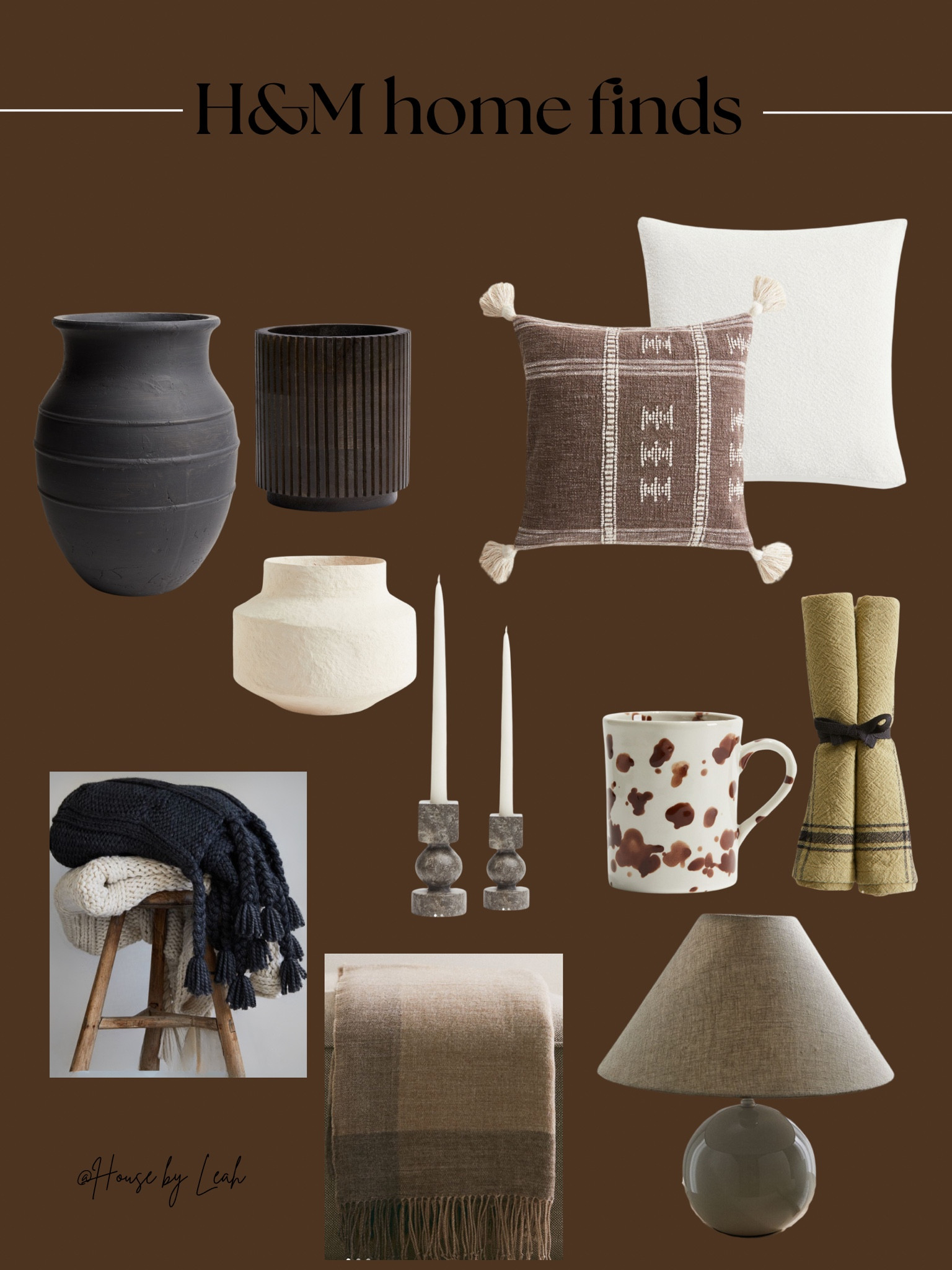 Beautiful new fall finds from H&M 🤎

 #home #homeinpso #homefinds #homedecor #h&m #interiordesign #transitional #falldecor

#LTKFindsUnder100 #LTKFindsUnder50 #LTKHome