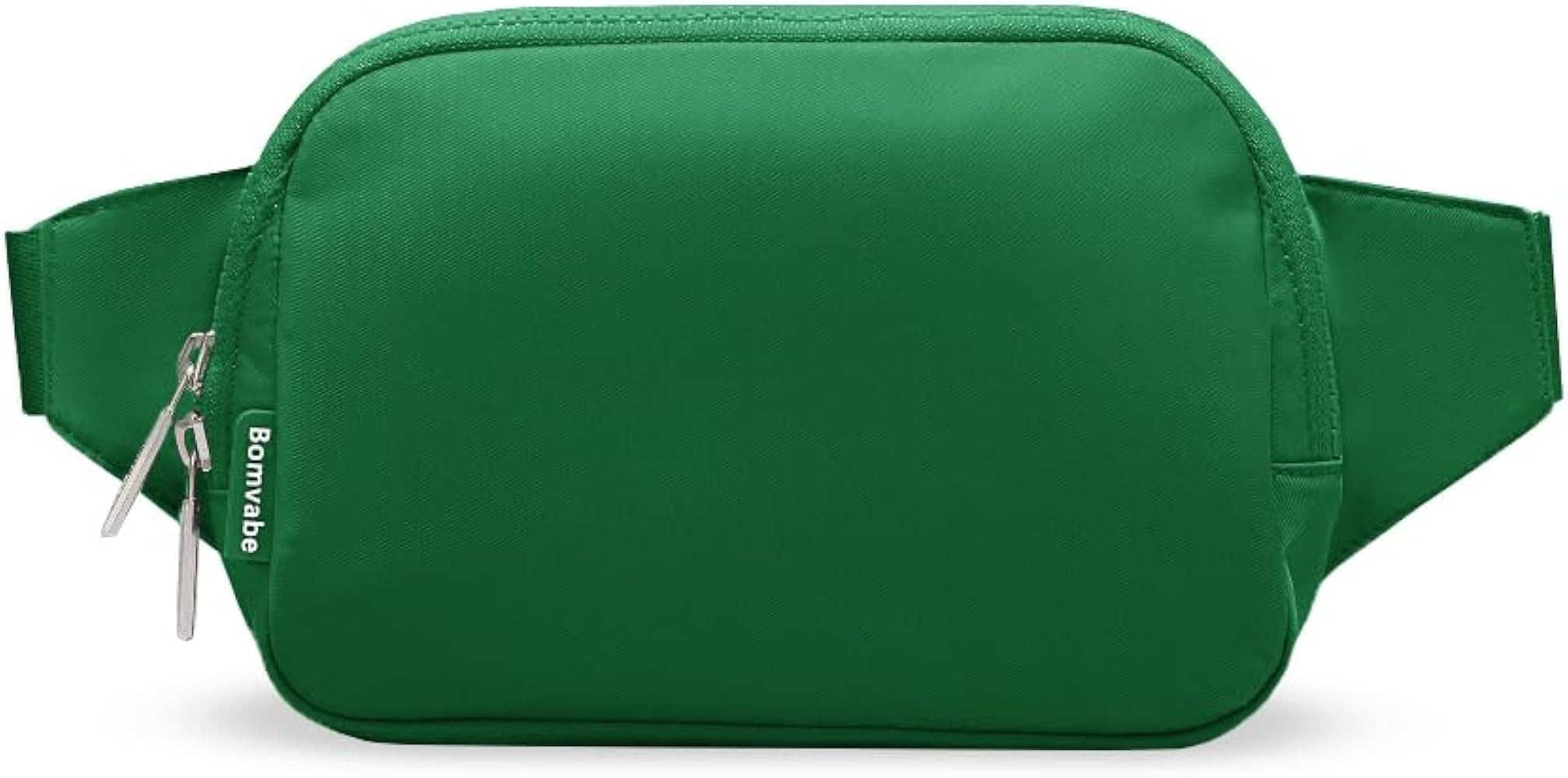Small Fanny Pack 1L with 2-way Zipper for Women Teen Girls Boys, Green Belt Bag with Extender Str... | Amazon (US)