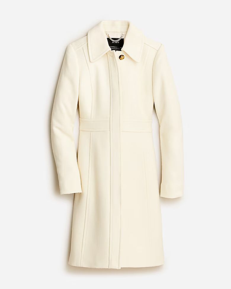 New lady day topcoat in Italian double-cloth wool blend | J. Crew US