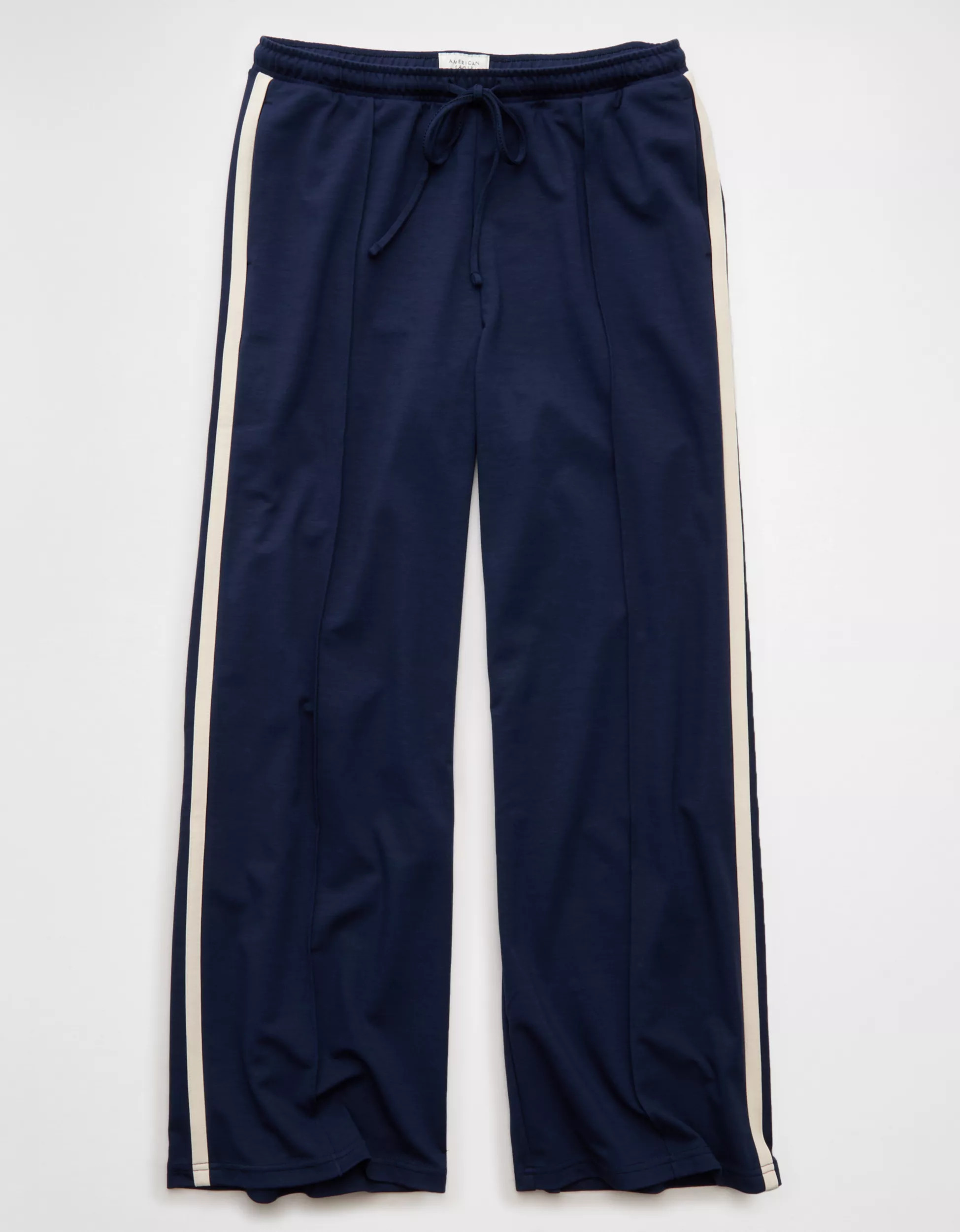 AE Stretch High-Waisted Wide-Leg Track Pant | American Eagle Outfitters (US & CA)