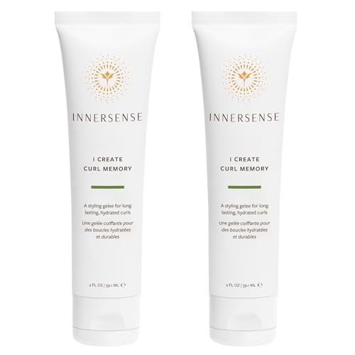 INNERSENSE Organic Beauty - I Create Curl Memory Gel | Strong Hold, Hydrating, Elongating | Non-Toxic, Cruelty-Free Haircare (2 Pack - 2 fl oz | 59.1 mL each) | Amazon (US)
