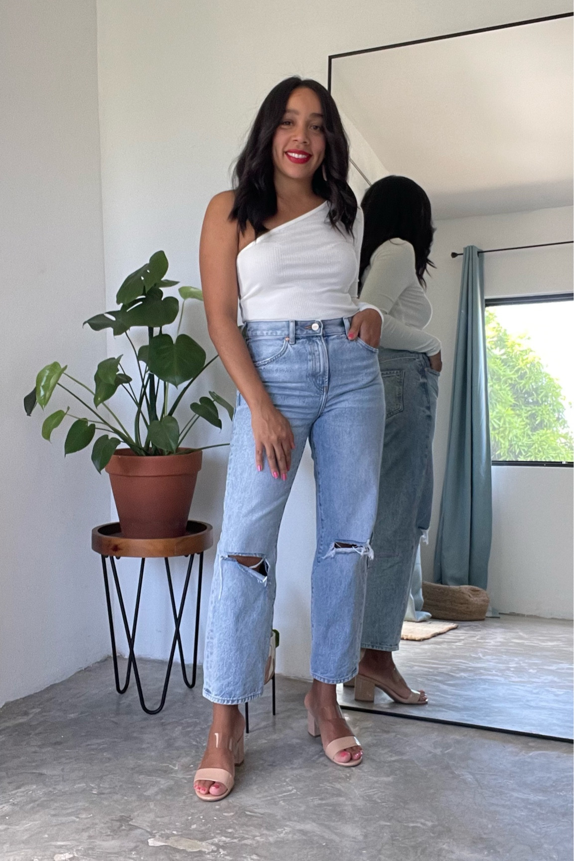 Favorite one shoulder top 

#LTKSeasonal #LTKsalealert #LTKstyletip