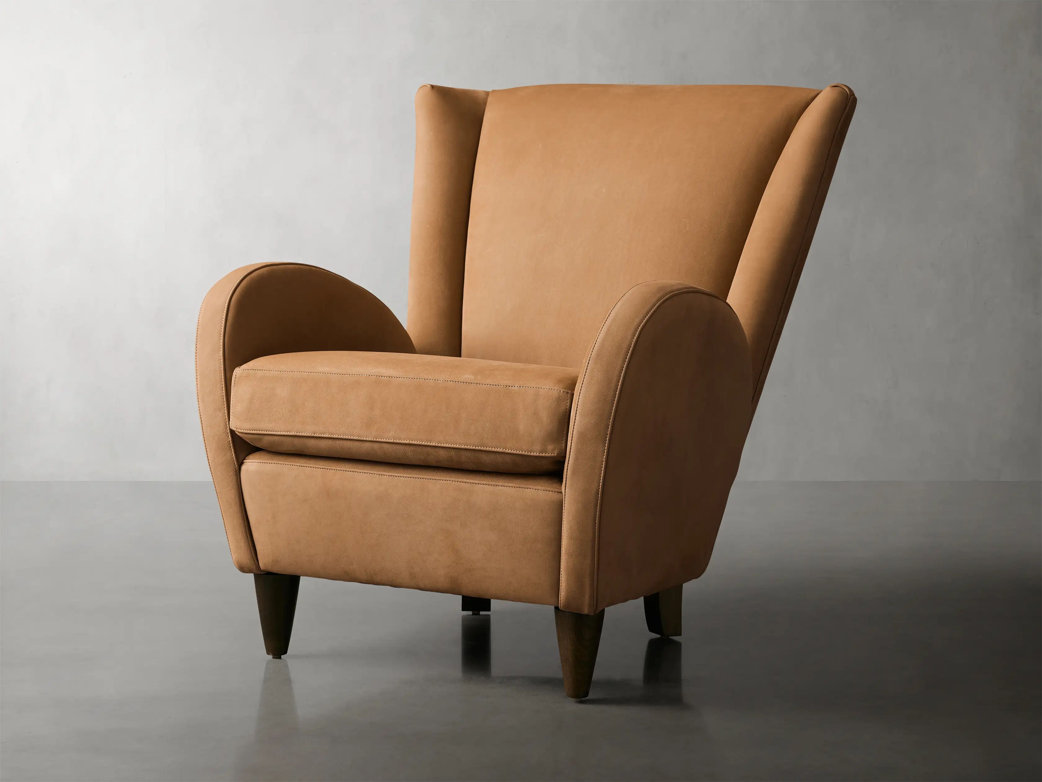 Hazel Nubuck Leather Chair | Arhaus