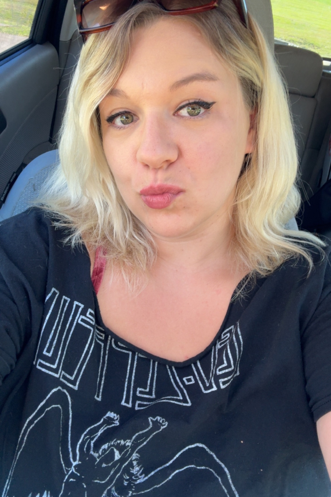 Casual style / band tee / Led Zeppelin / natural makeup / Amazon beauty / sunglasses 

#LTKStyleTip #LTKMidsize #LTKBeauty