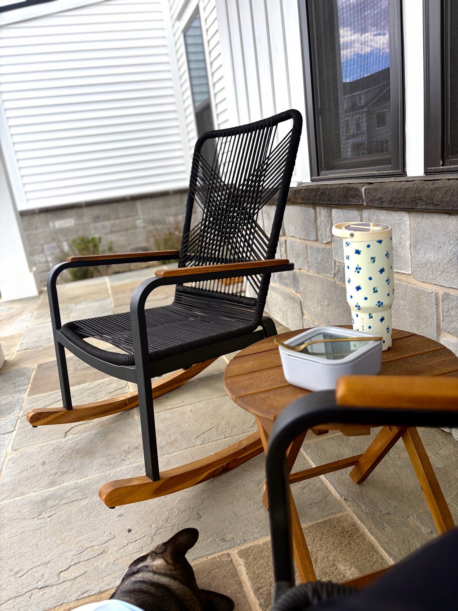 Today’s office! I’ve always dreamed of having a big porch with rocking chairs to sit out on during the summer days. So when we moved into our new home, that was at the top of the list! But it took me a while to find the right ones. Till one day when I was walking in Home goods and these beauties were right up front. I got them immediately! The small table I found at Marshall’s and it matches perfectly! Yas! #porchdecor #homedecor #outdoorfurniture #rockingchairs

#LTKHome #LTKSeasonal