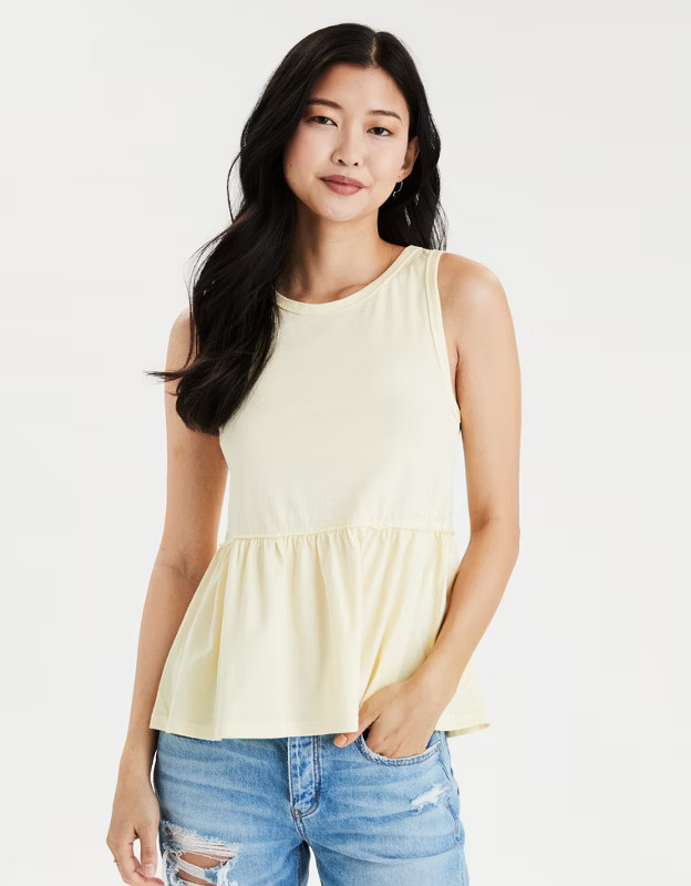 AE Babydoll Tank Top | American Eagle Outfitters (US & CA)