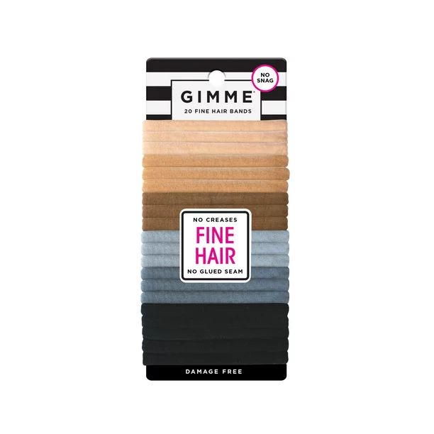 GIMME FINE HAIR BANDS NEUTRAL 20CT | Walmart (US)