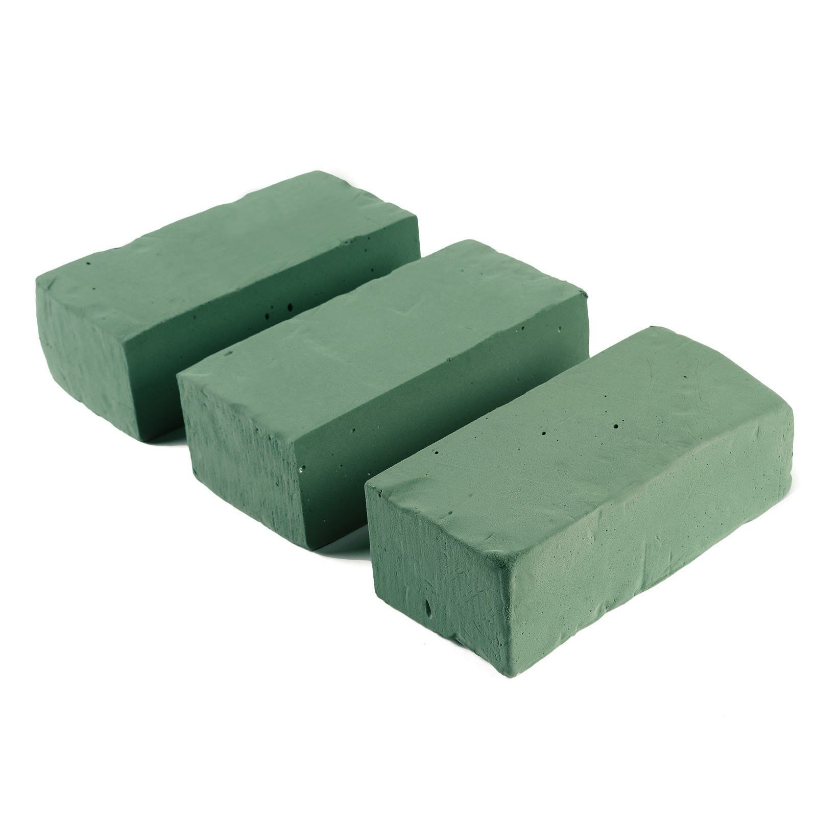 Efavormart Set of 3 Green Wet Foam Floral Bricks Styrofoam Blocks for Floral Arrangements | Walmart (US)