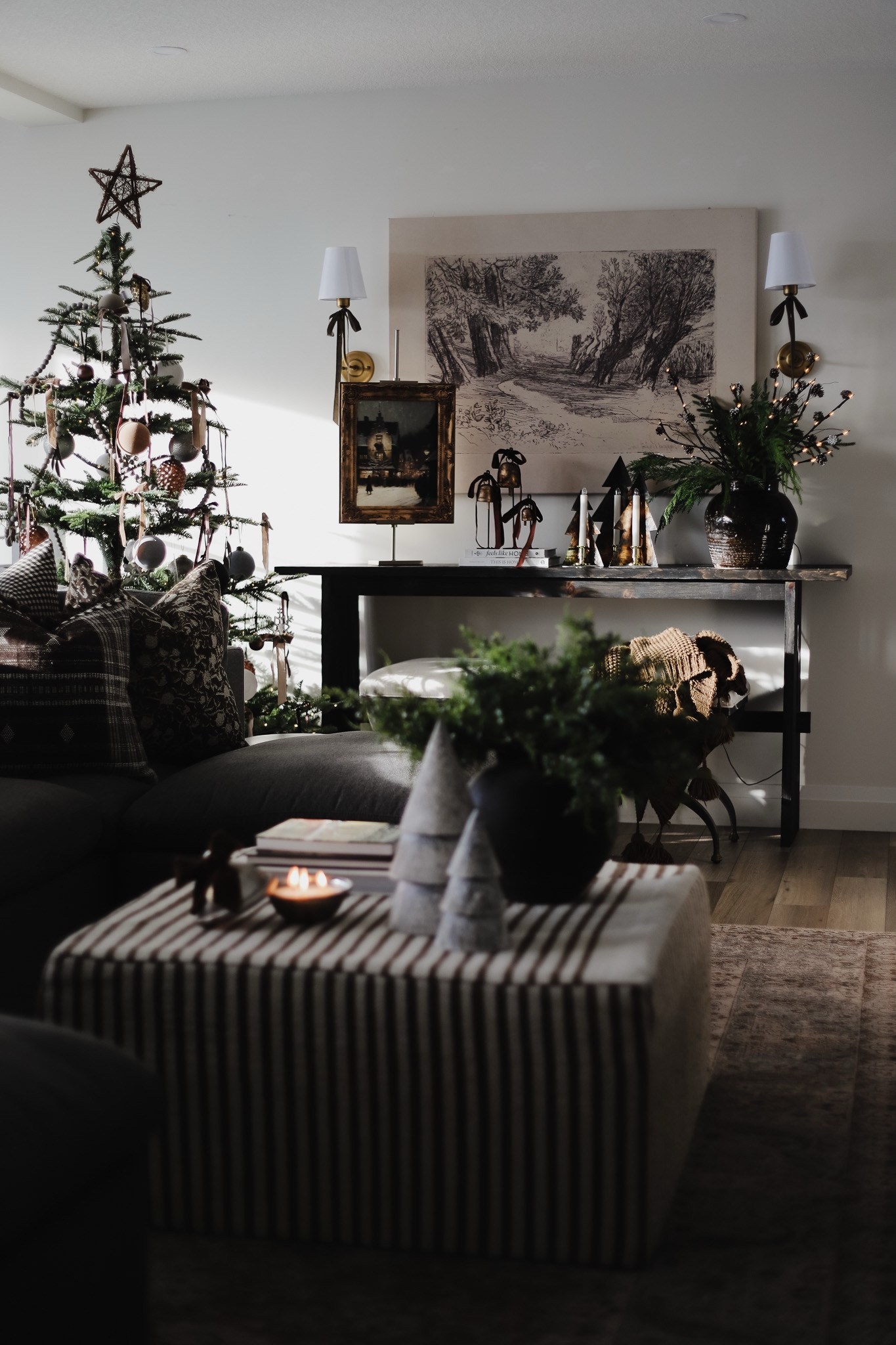 My favorite cozy space in our home is all decked out for Christmas! It’s our families favorite hangout space! 

#LTKSeasonal #LTKHoliday #LTKFindsUnder50