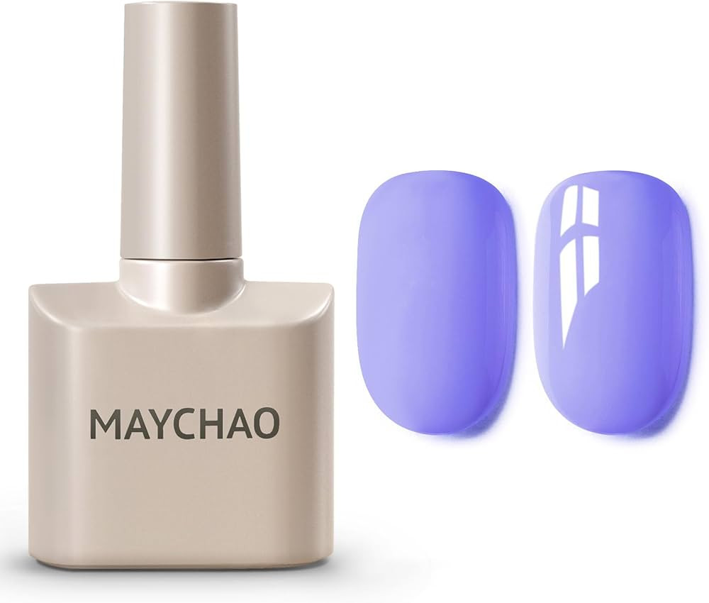 MAYCHAO 15ML Bright Lilac Gel Nail Polish 1Pc Purple Gel Polish Soak Off UV LED Nail Polish Nail ... | Amazon (US)