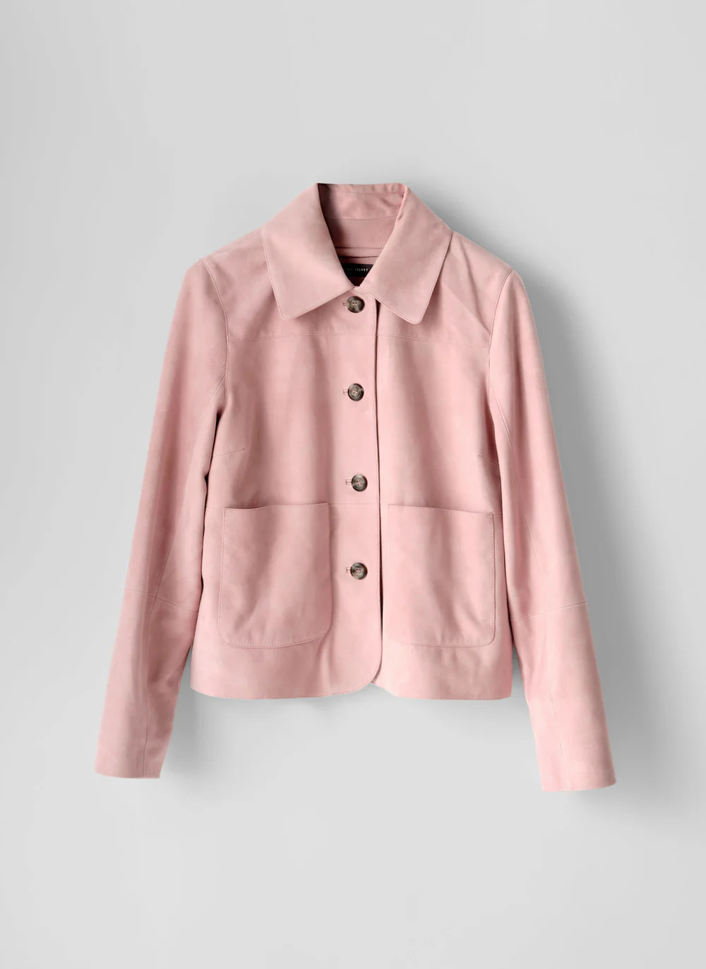 Pink Suede Jacket | Mint Velvet
