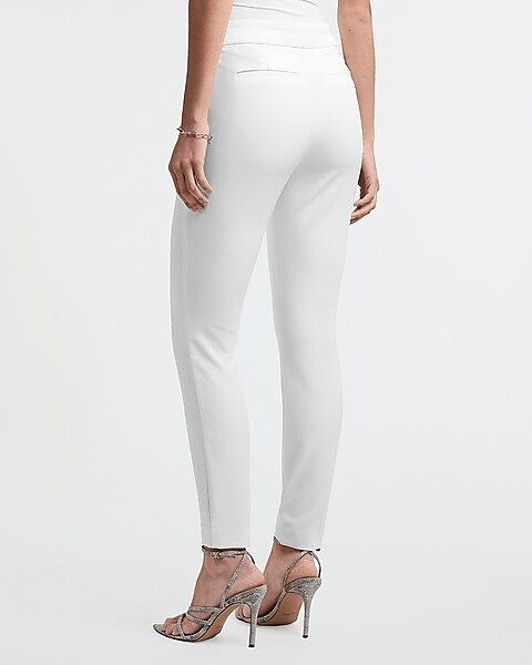 High Waisted Supersoft Twill Pull-On Skinny Ankle Pant | Express
