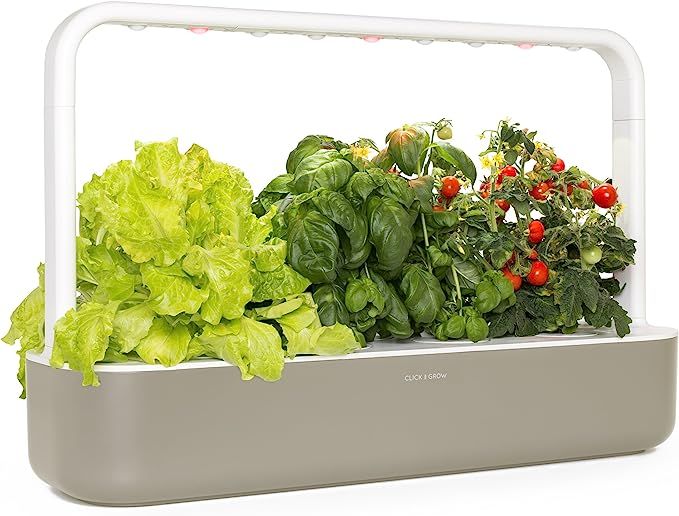 Click & Grow Indoor Herb Garden Kit with Grow Light | Easier Than Hydroponics Growing System | Sm... | Amazon (US)