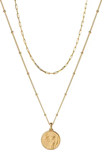 Mini Athena Pendant Layered Necklace | Nordstrom