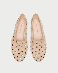 Landon Black/Silver Ballet Flat | Loeffler Randall