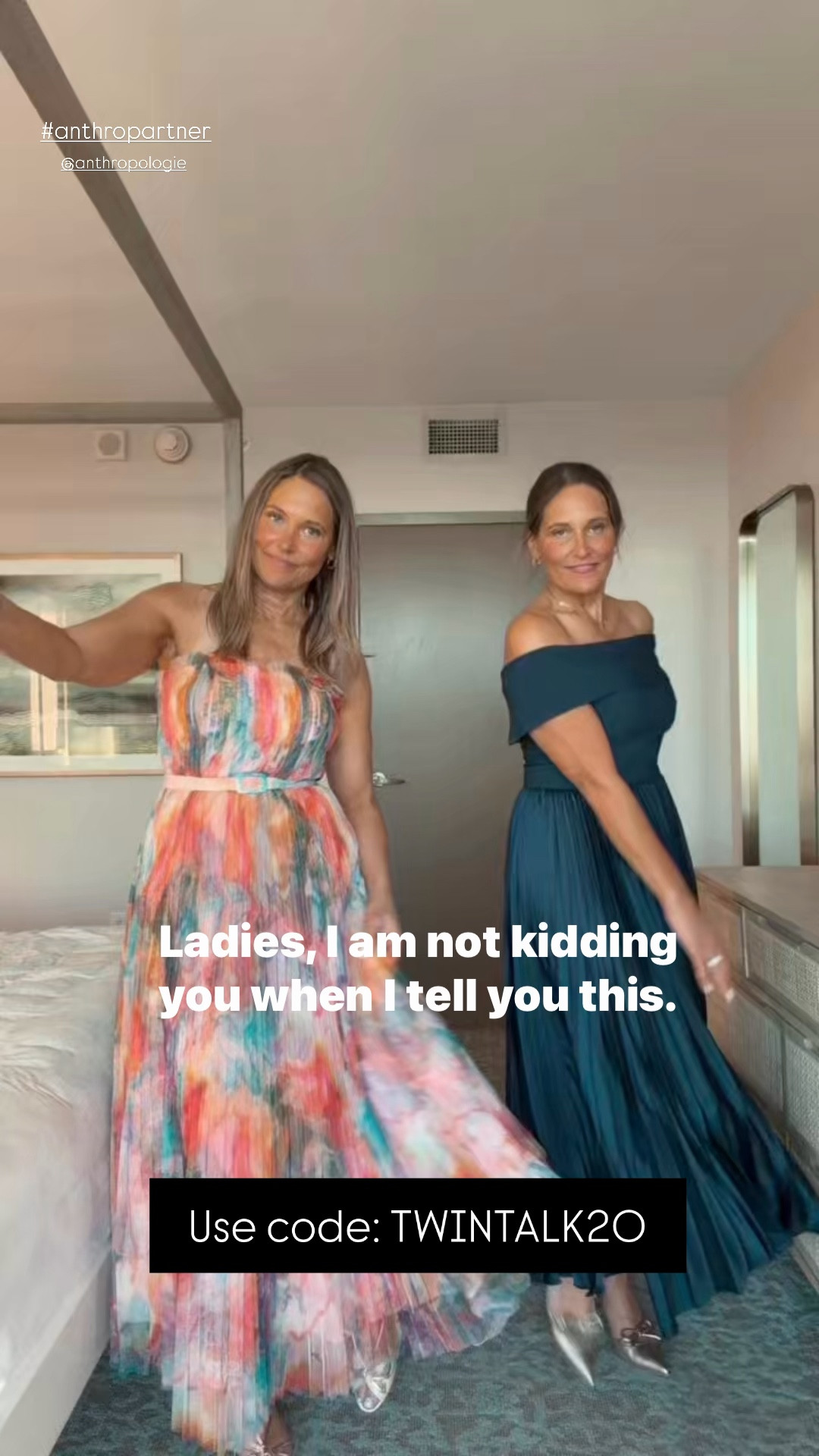 Now is the time!   This sale is so good!!!  Use code: TWINTALK20 for 20 % off orders $100+. We are wearing size 8 in these dresses  

#LTKSeasonal #LTKOver40 #LTKSaleAlert