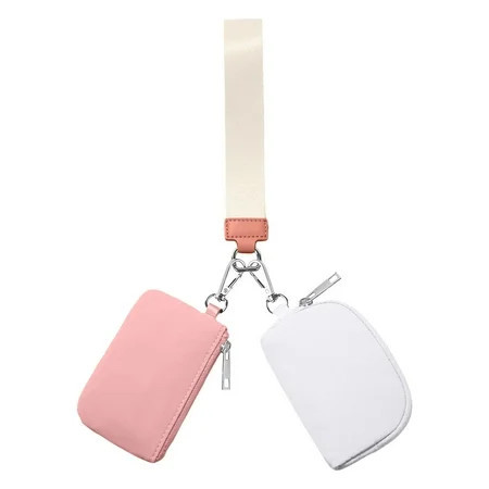 3/2/1PCS Keychain Wallet Mini Zip Around Wristlet Wallets For Women Detachable Dual Pouch Wristlet Portable Coin Purse Small Wallets For Travel Sports Outdoors | Walmart (US)