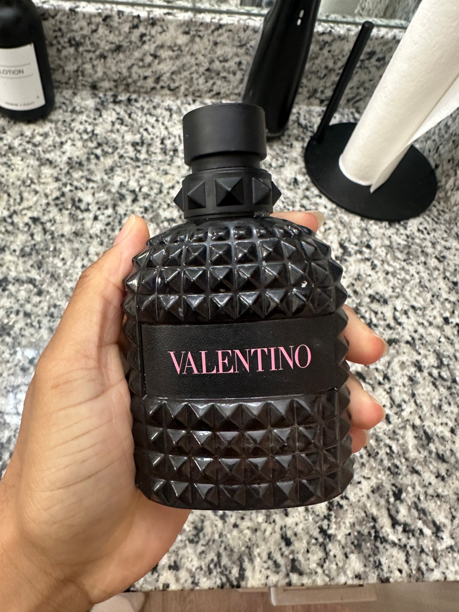 Definitely snuck this picture in my friend’s bathroom, he’s the second guy I’ve seen with this fragrance so it’s a winner. It smells amazing 🤌🏾 Would you wear mean cologne or stick to perfume? 

#fragrance #valentino #roma #cologne #perfume #giftsforhim #mens

#LTKGiftGuide #LTKMens #LTKStyleTip