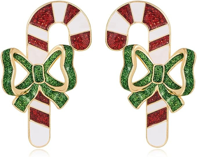 WOWORAMA Christmas Earrings for Women Cute Santa Claus Earrings White Snowman Earrings Red Santa ... | Amazon (US)