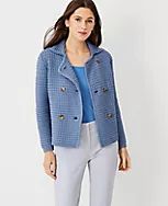 Textured Sweater Jacket | Ann Taylor (US)