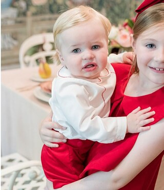 Edgehill Collection x The Broke Brooke Baby Boys Berrett Velvet Set | Dillard's | Dillard's