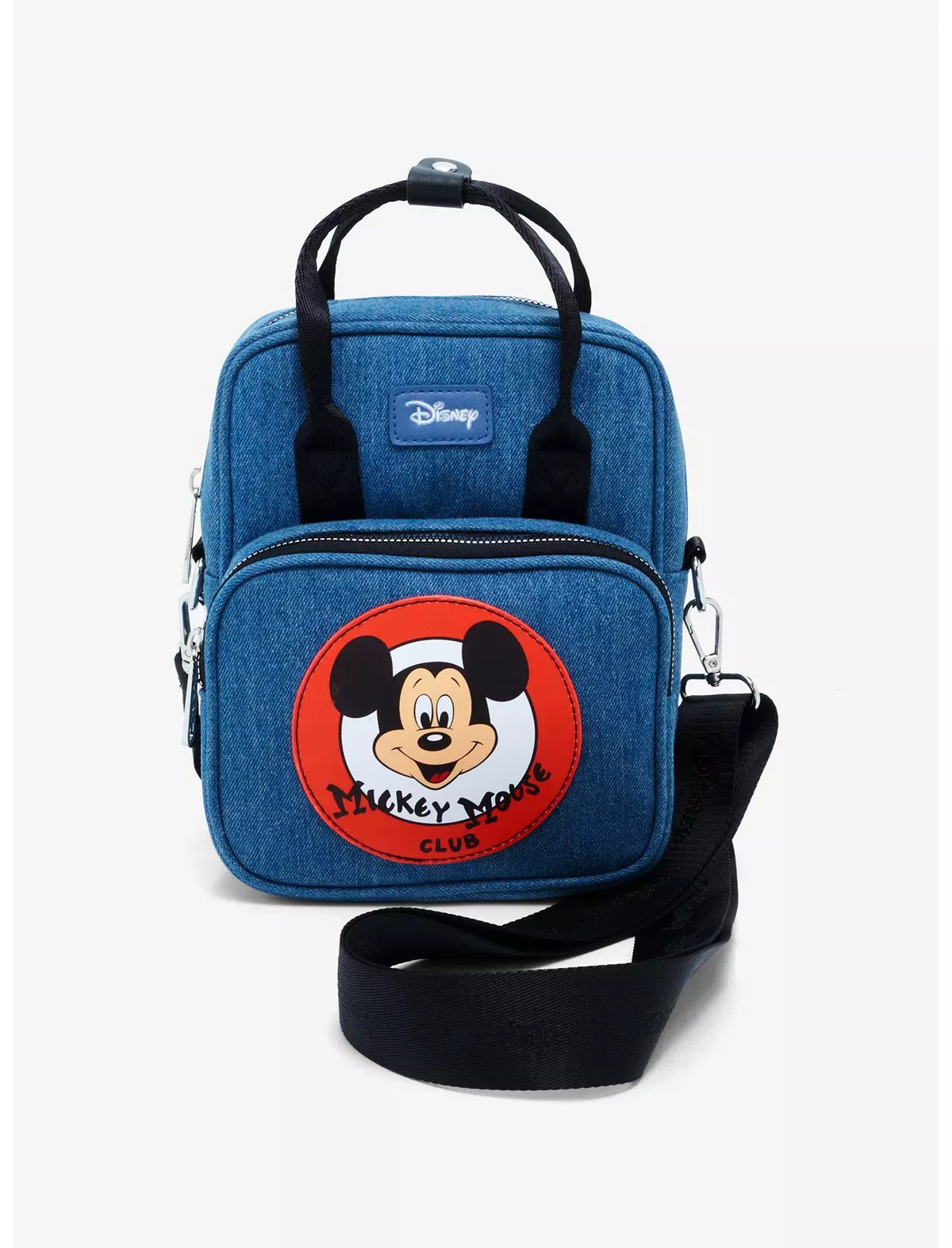 Disney Mickey Mouse Club Denim Crossbody Bag | Hot Topic