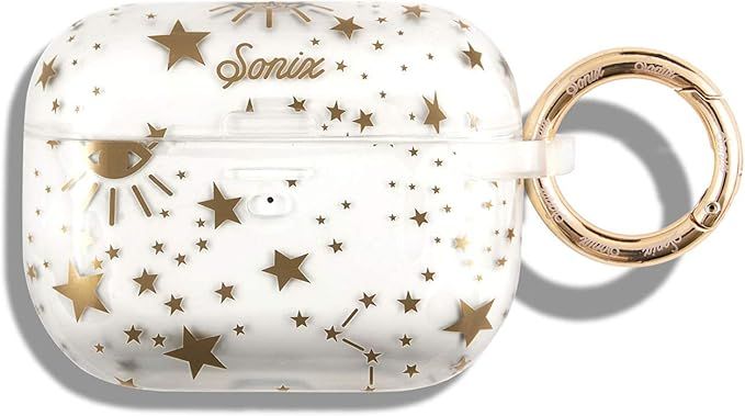 Sonix Cosmic Stars Case for Airpod Pro [Hard Cover] Protective Antimicrobial Gold Star Case for A... | Amazon (US)