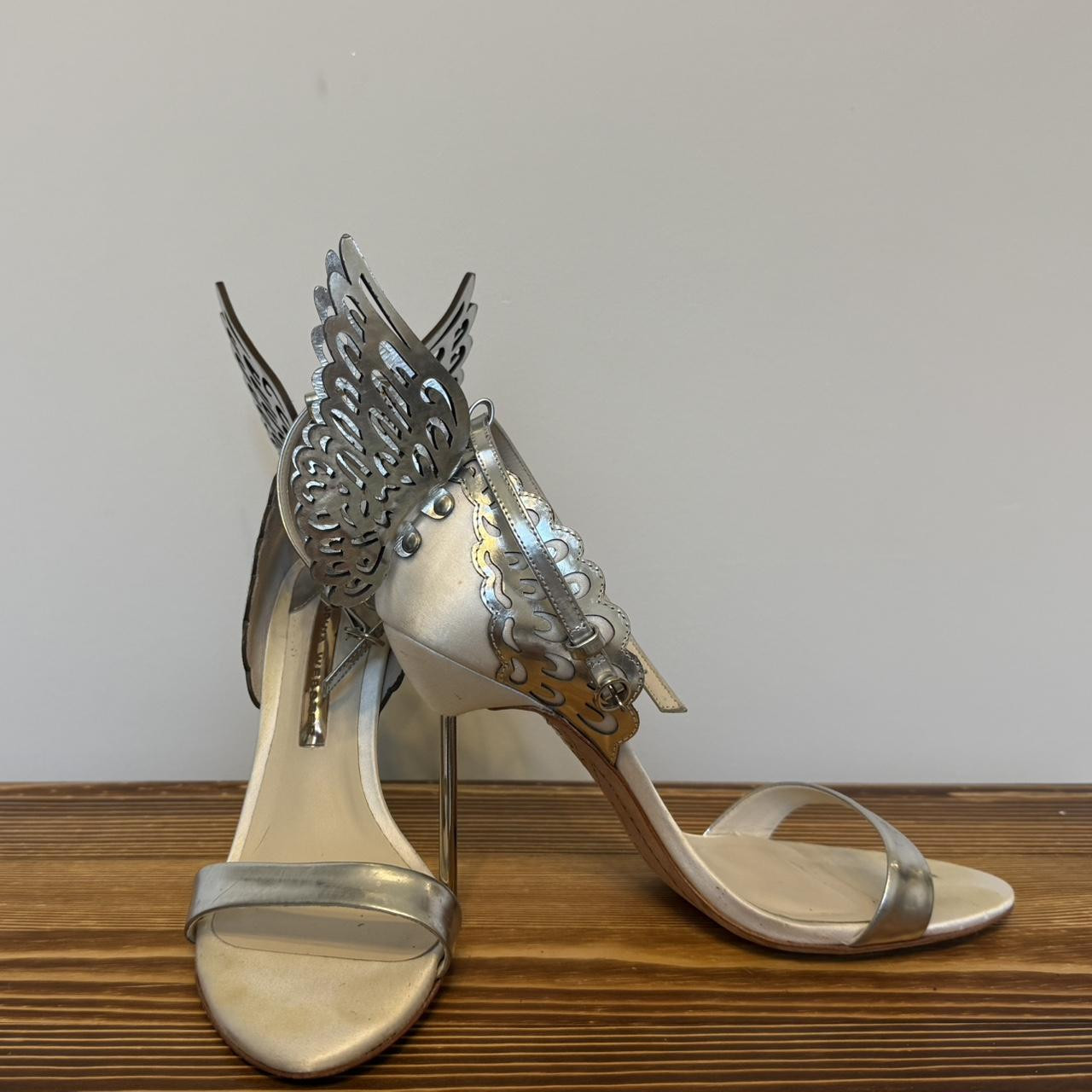 Sophia Webster Women's Pumps - Silver/Gold | Depop US