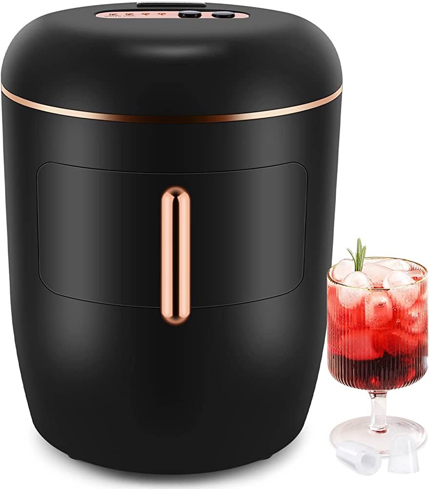 KUMIO Ice Maker Countertop, Retro Design Bullet Clear Ice 10pcs in 8Mins, 33Lbs/Day, 2.5Qt Water ... | Amazon (US)