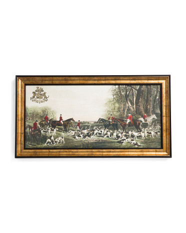 30x16 Gathering For The Hunt Wall Art | TJ Maxx