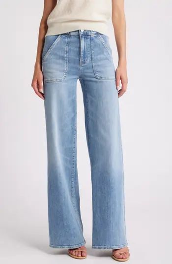 Modern Pocket Wide Leg Jeans | Nordstrom