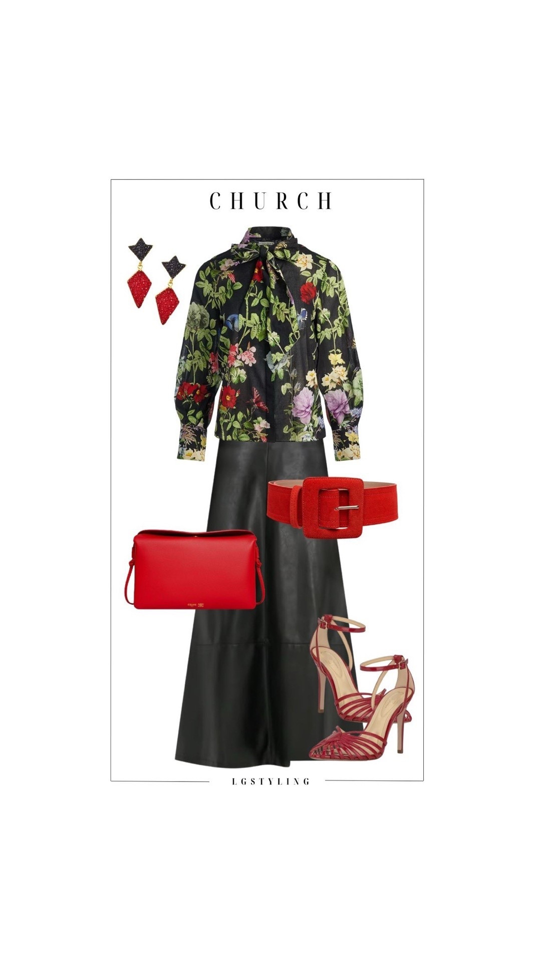 ⛪️ Church Outfit

A polished Sunday outfit that balances elegance with modern structure. A romantic floral blouse paired with a sleek leather maxi skirt creates beautiful contrast, while red accessories add a bold, intentional pop of color. Finished with strappy heels and statement earrings, this look is perfect for church, brunch, or a dressed-up weekend occasion.

#LTKStyle #LTKWeekend #SundayStyle #ChurchOutfit #ElegantStyle #LeatherSkirt #FloralBlouse #StatementAccessories #RedAccessories #ClassicStyle #PolishedLook #WeekendStyle

 

#LTKootd #LTKgrwm #LTKSpringSale