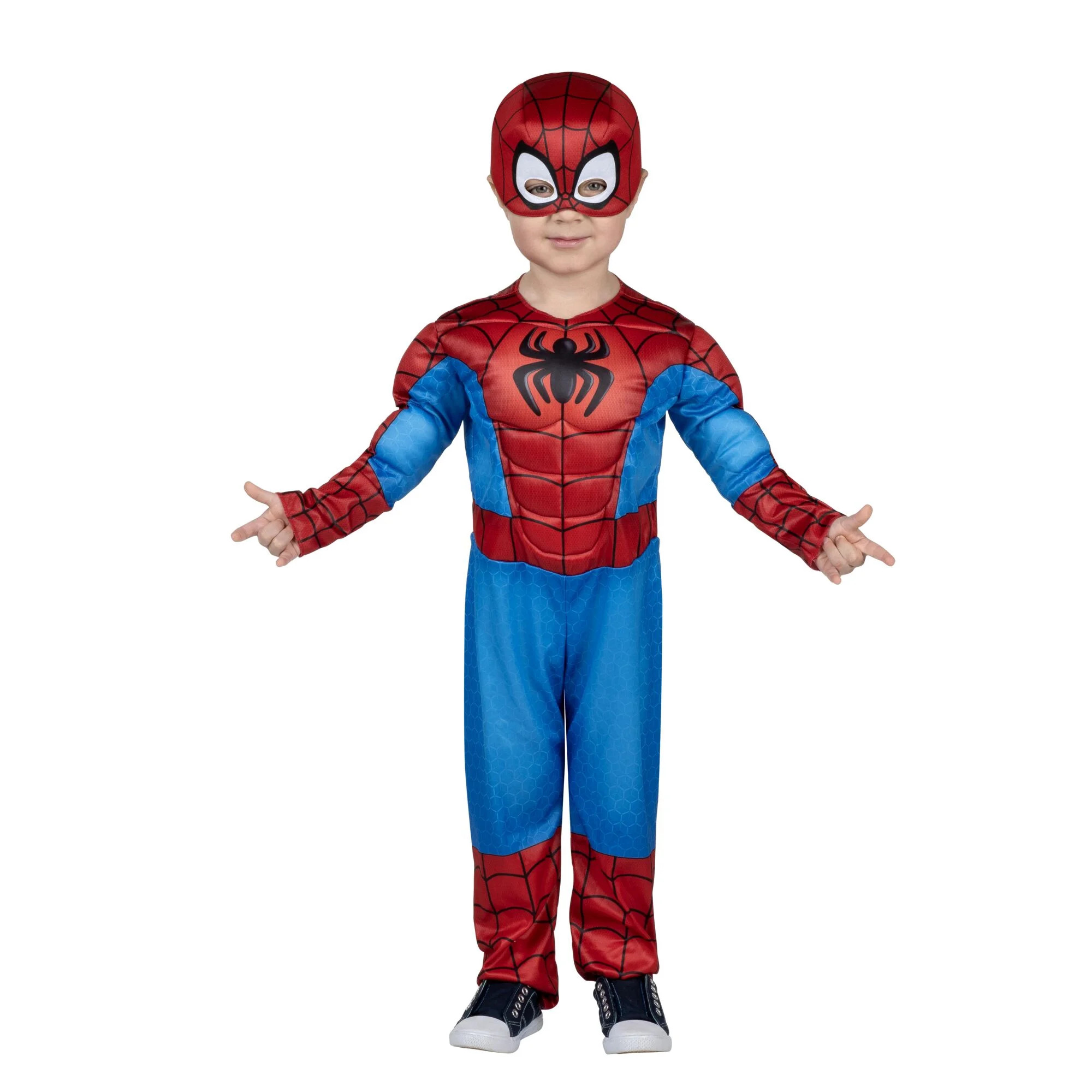 Marvel's Spiderman Halloween Costume for Toddler, Size 3-4T, by Jazwares | Walmart (US)